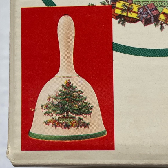 SPODE CHRISTMAS TREE DINNER BELL BRAND NEW IN BOX - Picture 5 of 10